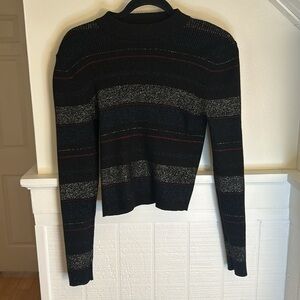 House of Harlow 1960 Viscose Striped Stretchy Sweater size Small